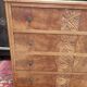 Commode Art-déco années 40, placage noyer