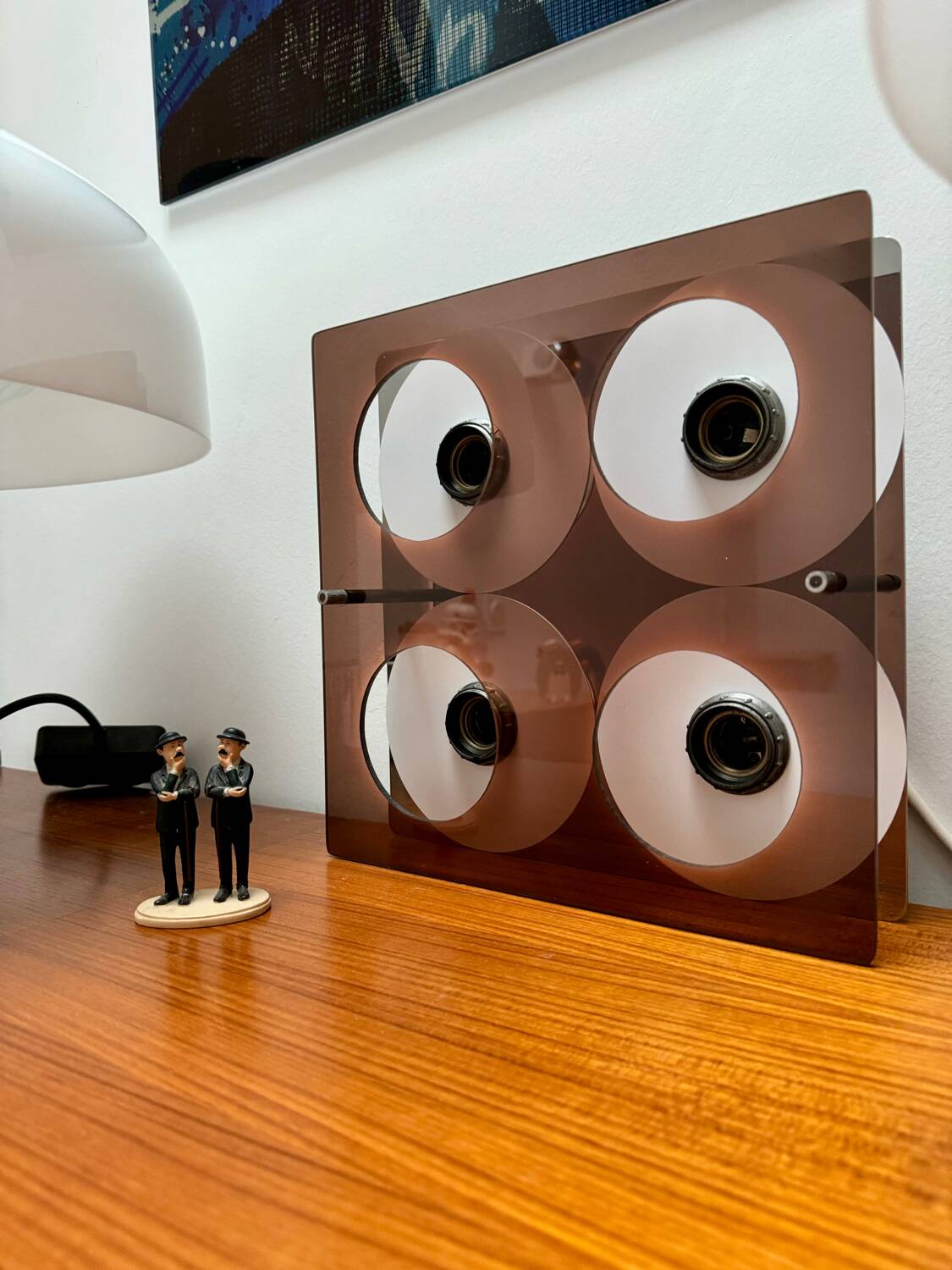 Applique Vintage 4 Feux Jocelyne Trocmé Oxar Modèle Disco