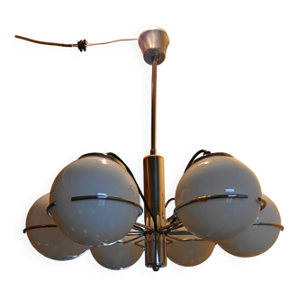 Italian Targetti Sankey chandelier from the 70s