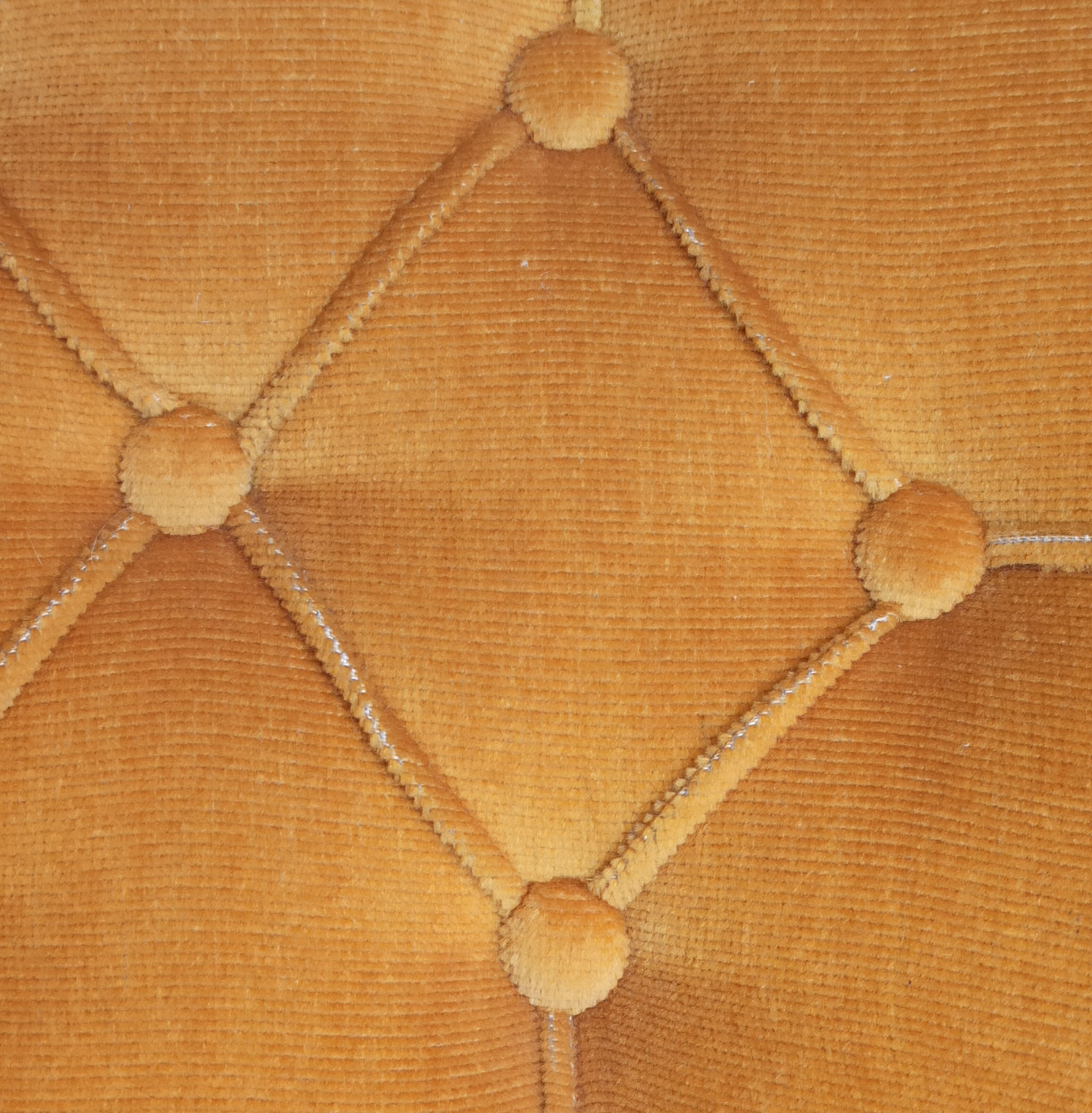 Gold velvet toad chair