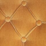 Gold velvet toad chair