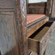 Vitrine commode bonnetière normande du XIXème
