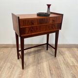 3-drawer commode in Rio rosewood, origin Denmark.