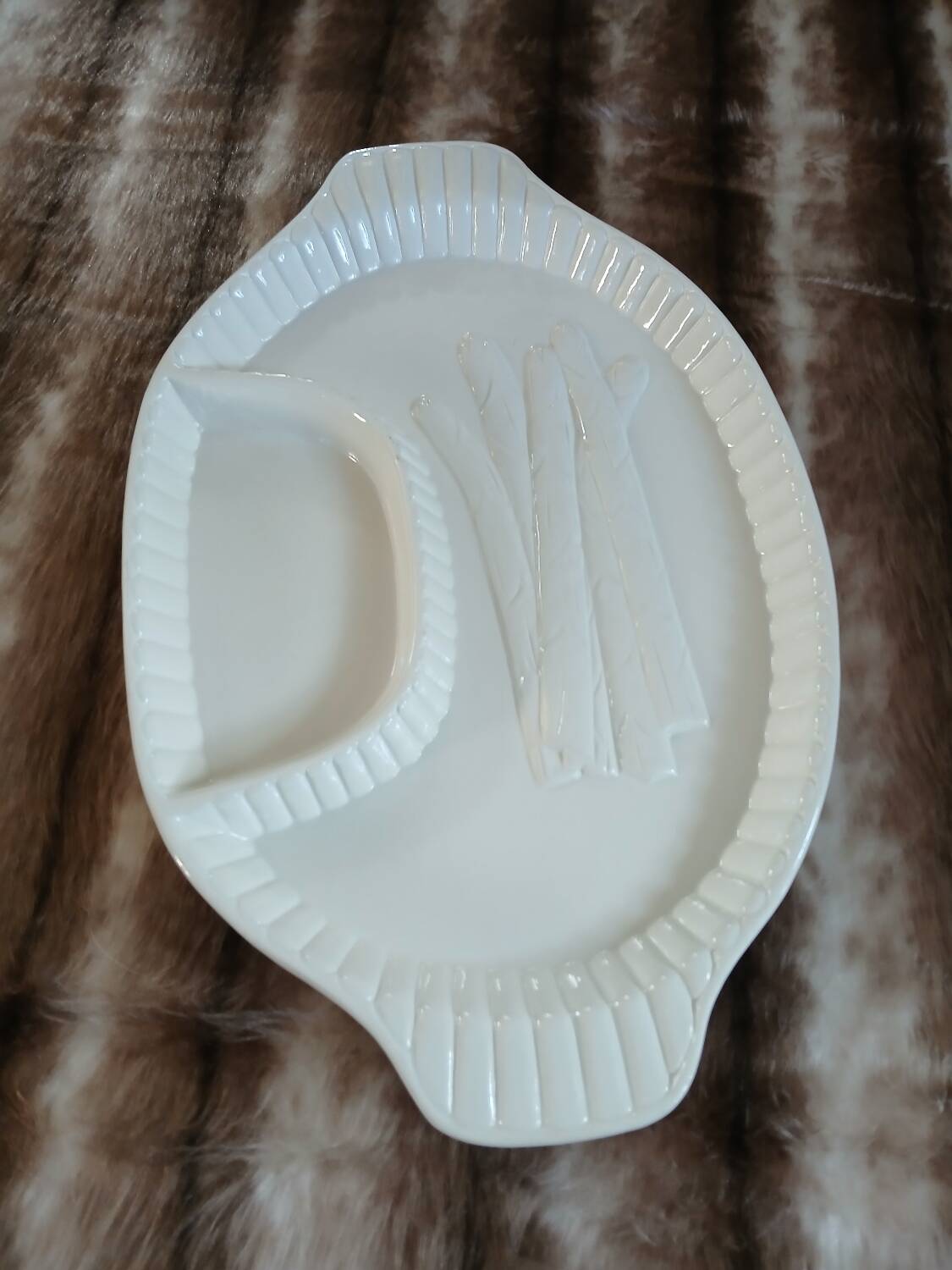 Large vintage earthenware dish
