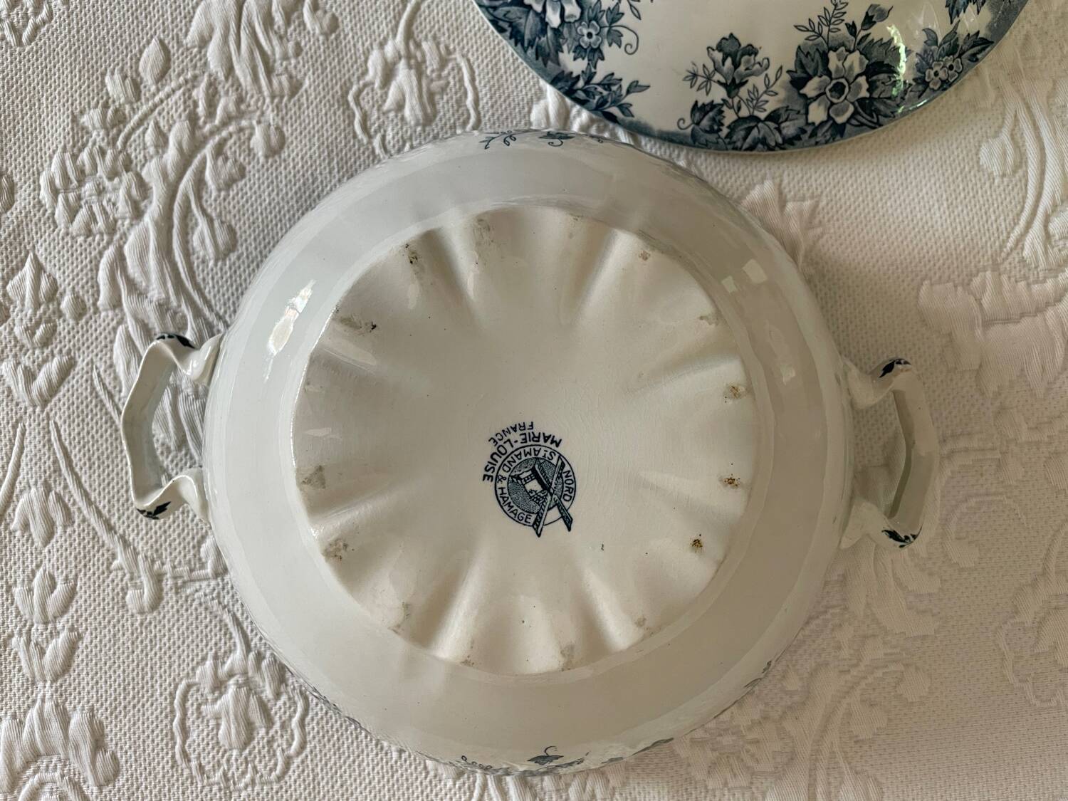 Small Saint Amand & Hamage Soup Tureen Model Marie Louise