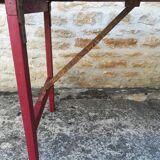 Folding brewery table