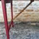 Folding brewery table