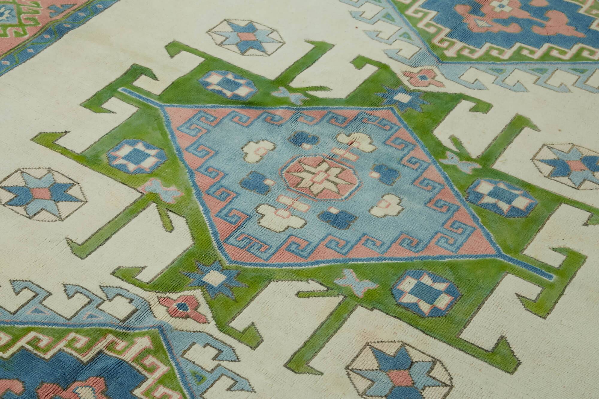 Turkish Vintage Anatolian Rug 211 cm x 274 cm
