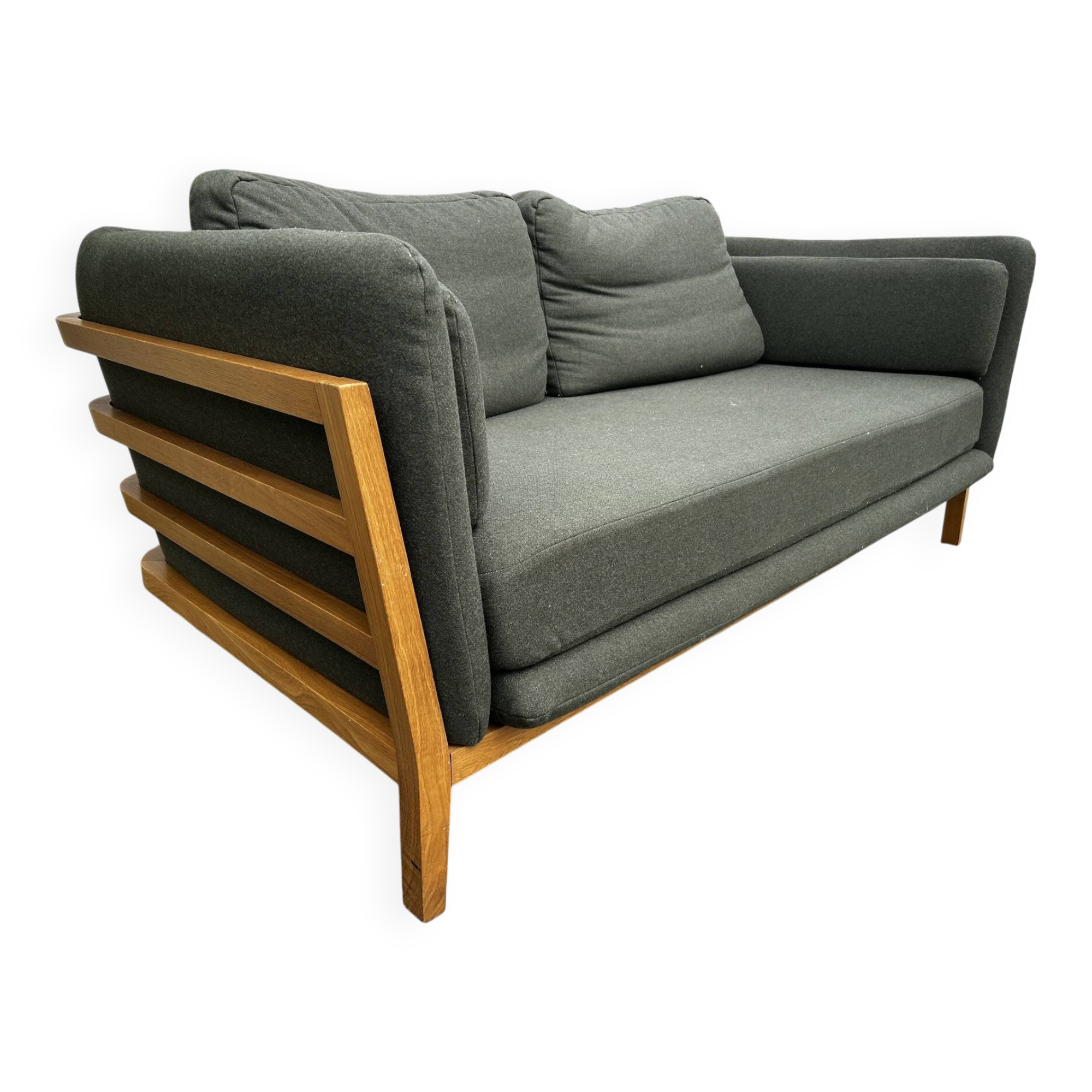 Habitat sofa (oak frame)