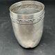 White metal (silverware) cup in its original box