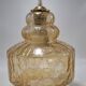 Amber glass pendant light