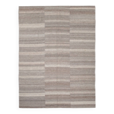 Tapis Kilim vintage tissé à plat, brun clair, d'Anatolie, 7 x 10 pieds (225 x 309 cm).
