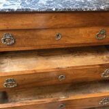 Commode with marble top