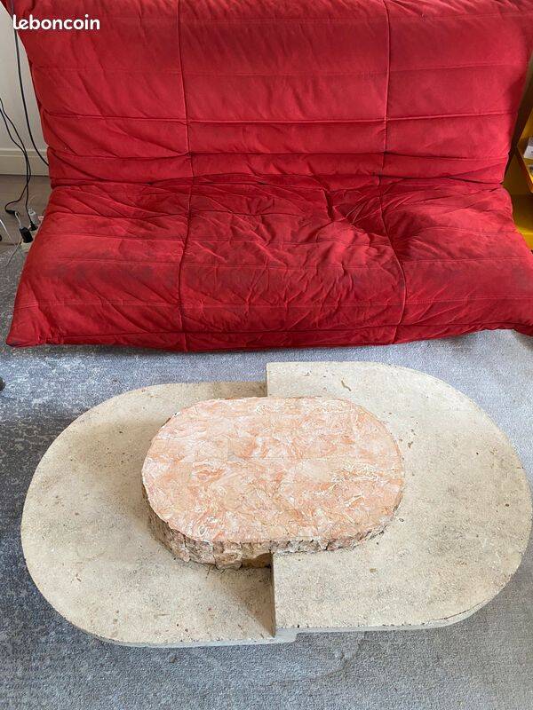 Mactan stone coffee table - Magnussen Ponte