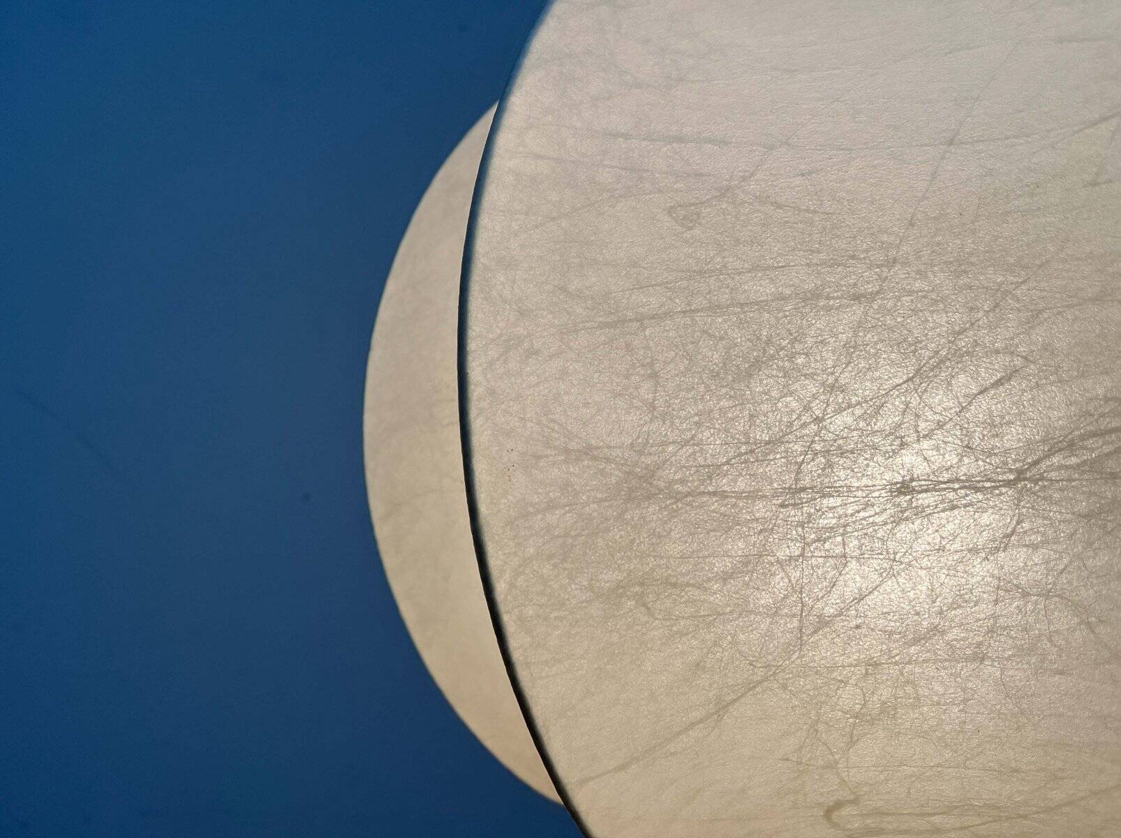 Modern mid-century Cocoon pendant lamp by Friedel Wauer for Goldkant Leuchten, Germany, 1960s.