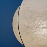 Modern mid-century Cocoon pendant lamp by Friedel Wauer for Goldkant Leuchten, Germany, 1960s.