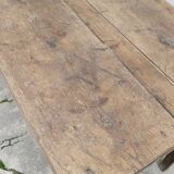 Old rustic farm table in solid oak 19th - 1m12