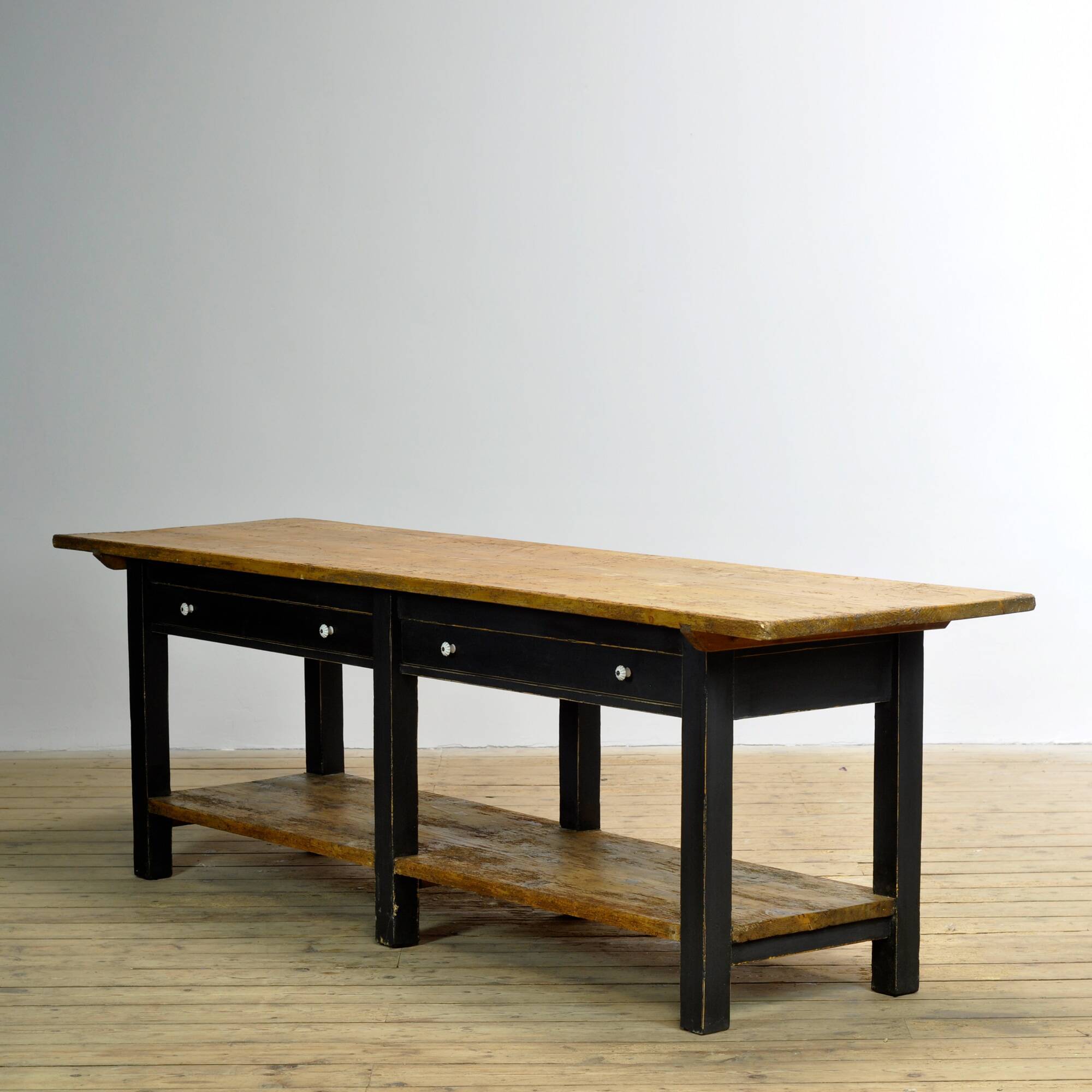 Pine kitchen/ prep table , circa 1920