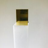 Plexiglass totem floor lamp, circa 1960.
