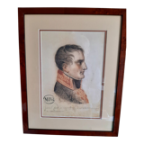 Profile portrait of Napoleon Bonaparte 1st Consul