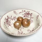 Gien porcelain serving dish, Normandy Flowers model