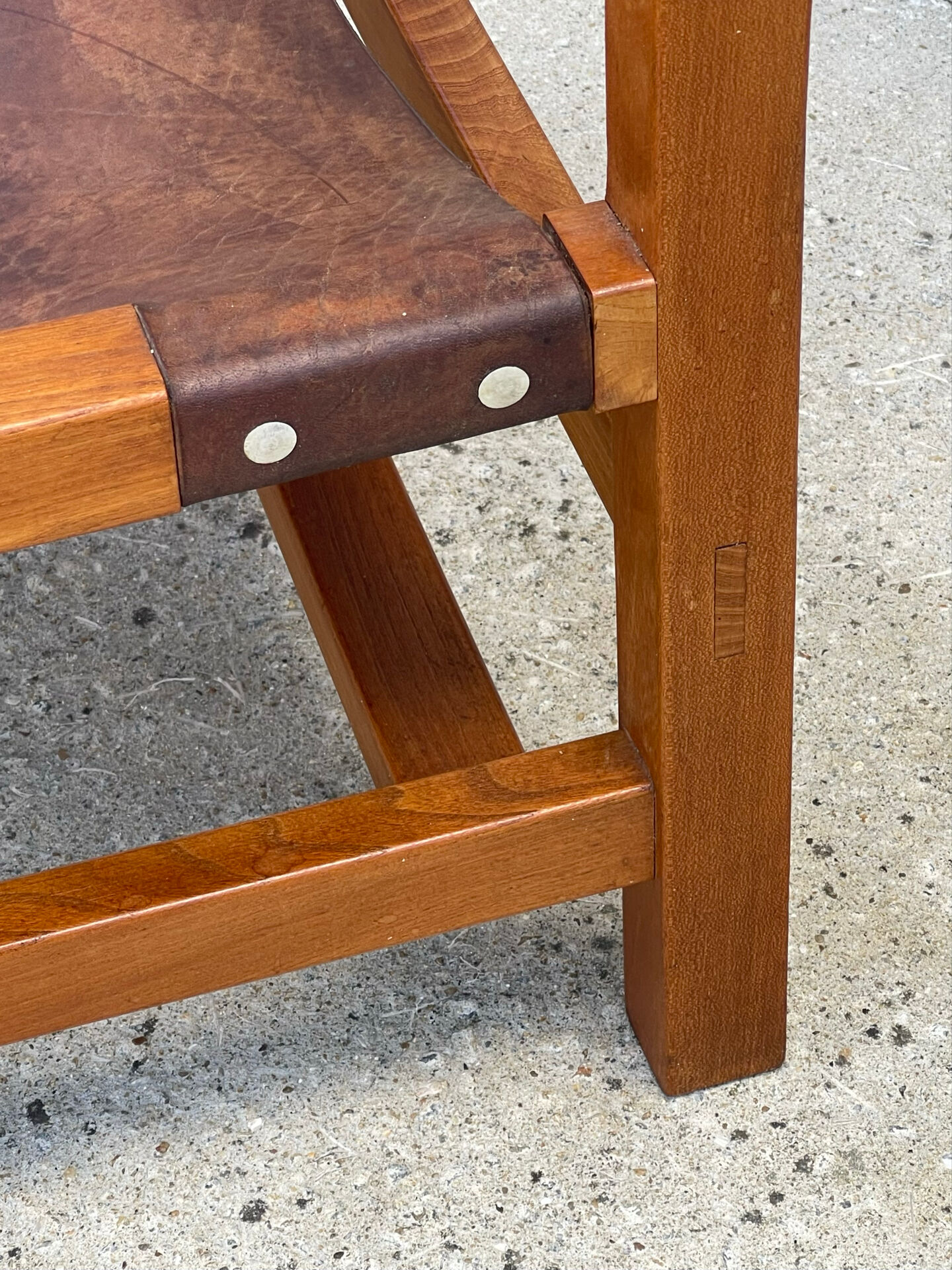 Fauteuil safari vintage 1970
