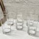 Set of 6 orangeade glasses Octime 1980s