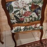 pair of Louis XV style armchairs à la reine