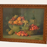 Pair of Still Life Fruit Paintings 1900