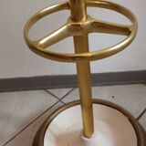 Vintage brass coat rack