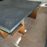 Sir Conran Vintage coffee table (1995) good general condition wood and zinc