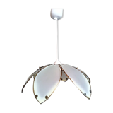 Daisy suspension shortbread glass and vintage brass