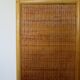 Vintage Library - 2 drawers - Woven rattan cupboard - 1980s - natural