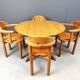 Rainer Daumiller pine wood dining set for Hirtshals Savvaerk - set of 4