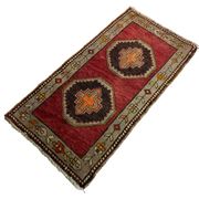 Tapis pastel turc vintage 97 x 52 cm