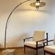 Floor lamp arc flower adjustable, italy, 1960