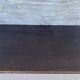 Large antique wall-mounted coat rack in carved wood 135 cm