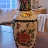 Set of 4 vases in earthenware and terracotta.