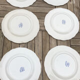 Set of 6 plates Dordrecht BFK Boch
