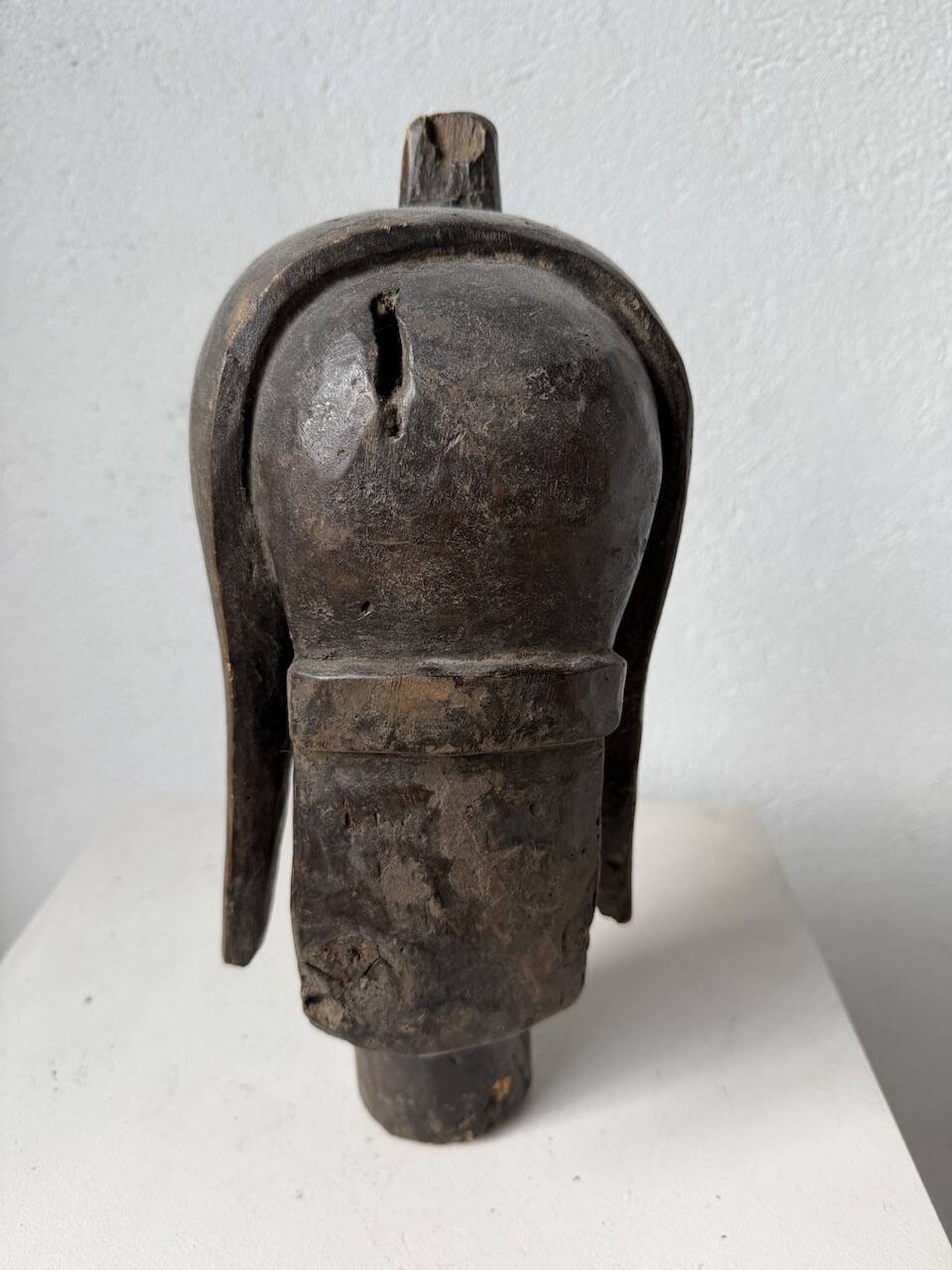 Tête de reliquaire africaine Fang