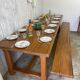 Table de ferme 290x90cm