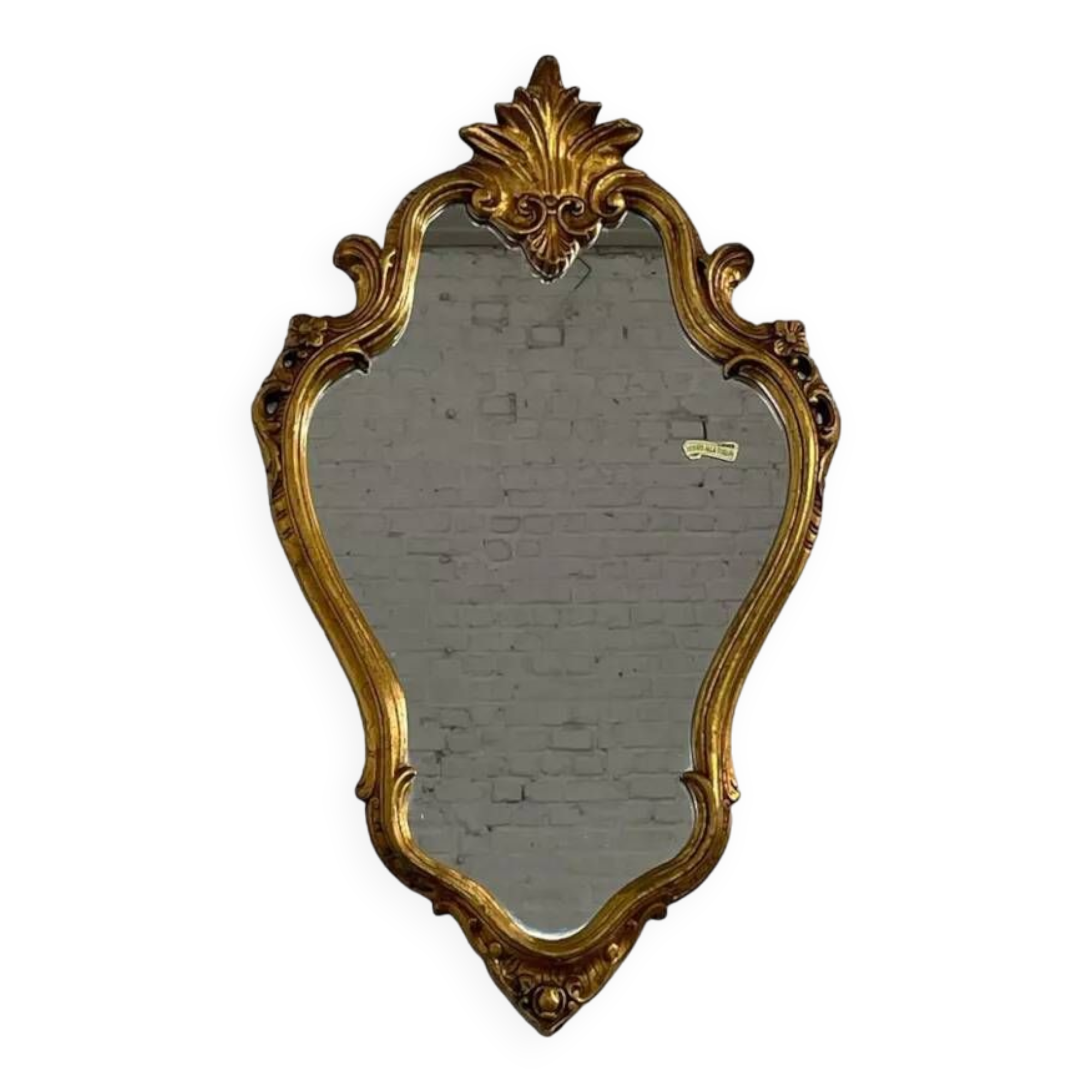 Vintage golden mirror