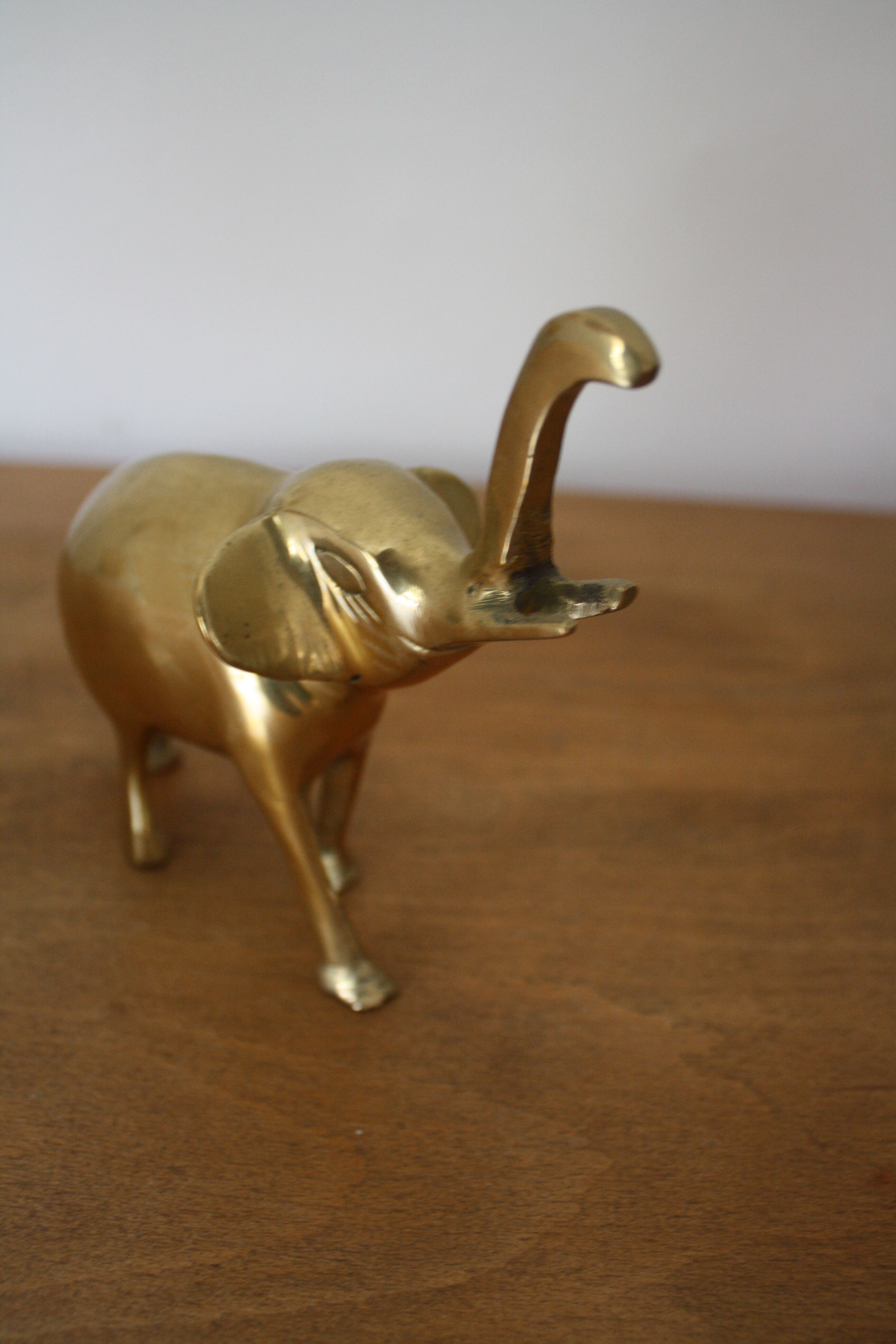 Vintage brass elephant