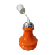 Chandelier suspension opaline orange space age vintage 60 70 s