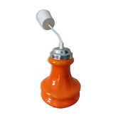 Lustre suspension opaline orange space age vintage 60 70 s