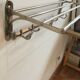 20s chrome wall coat rack