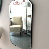 Art Deco beveled mirror