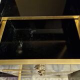 Black and gold lacquered Sanibloc furniture in the style of Maison Jansen, 1970