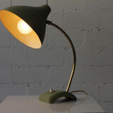 Brass and shrink paint table lamp from the 1950s
