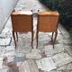 Pair of Louis XV style bedside tables in solid wood